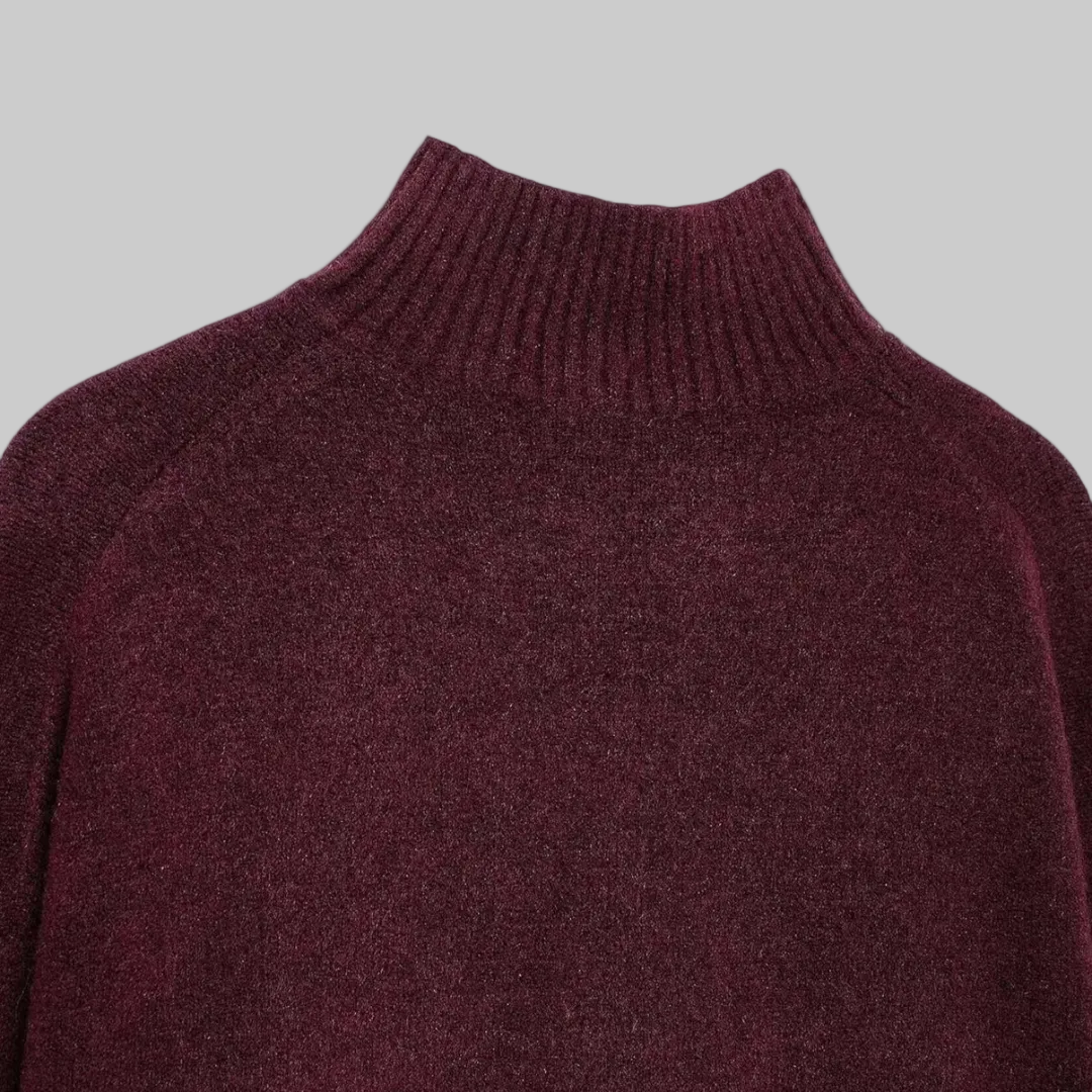 Women’s Knitted Turtleneck Jumper | Classic Fit