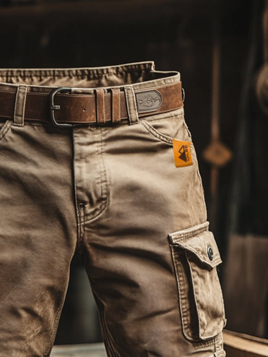 Men’s Vintage Cargo Shorts | Utility Pockets