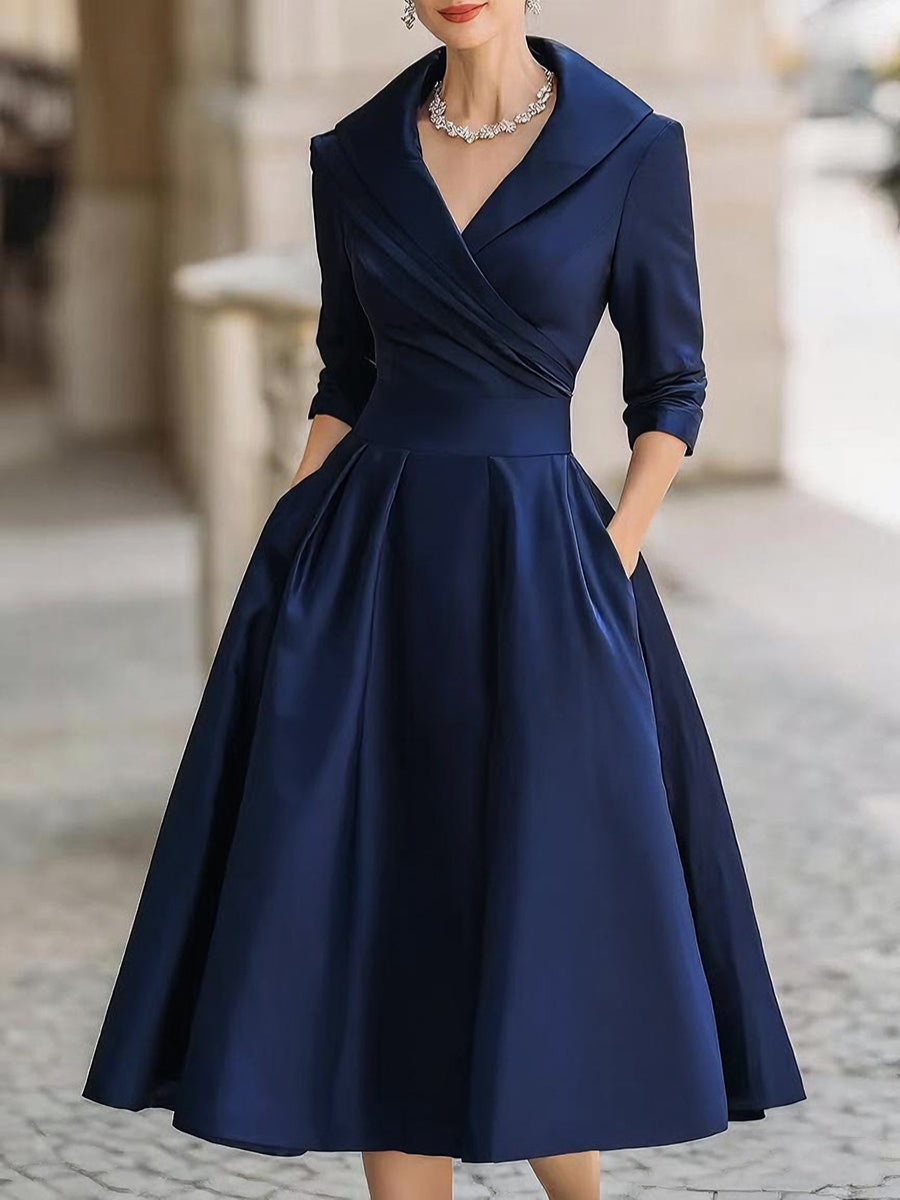 Women’s Wedding Guest Elegant Dress | Midi