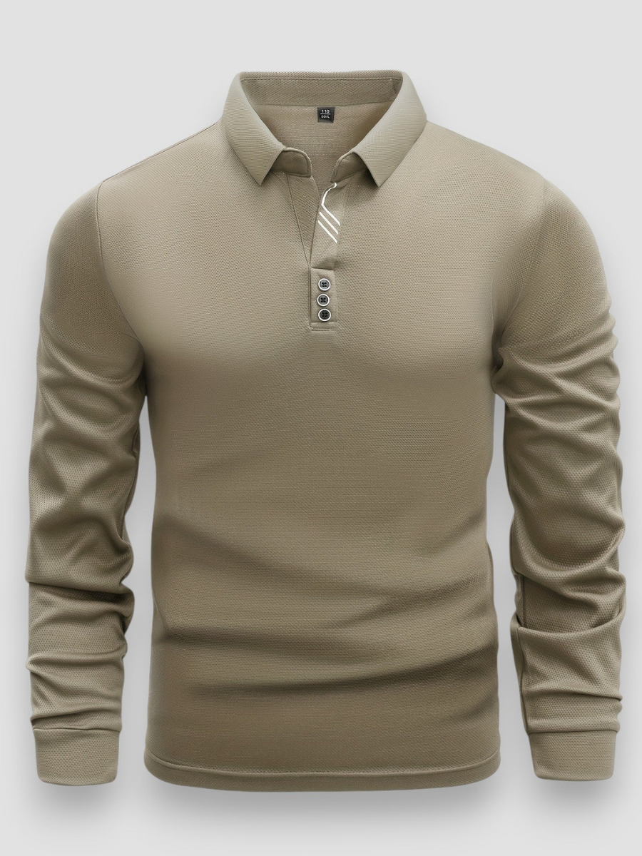 Men’s Designer Polo Shirt | Long Sleeve