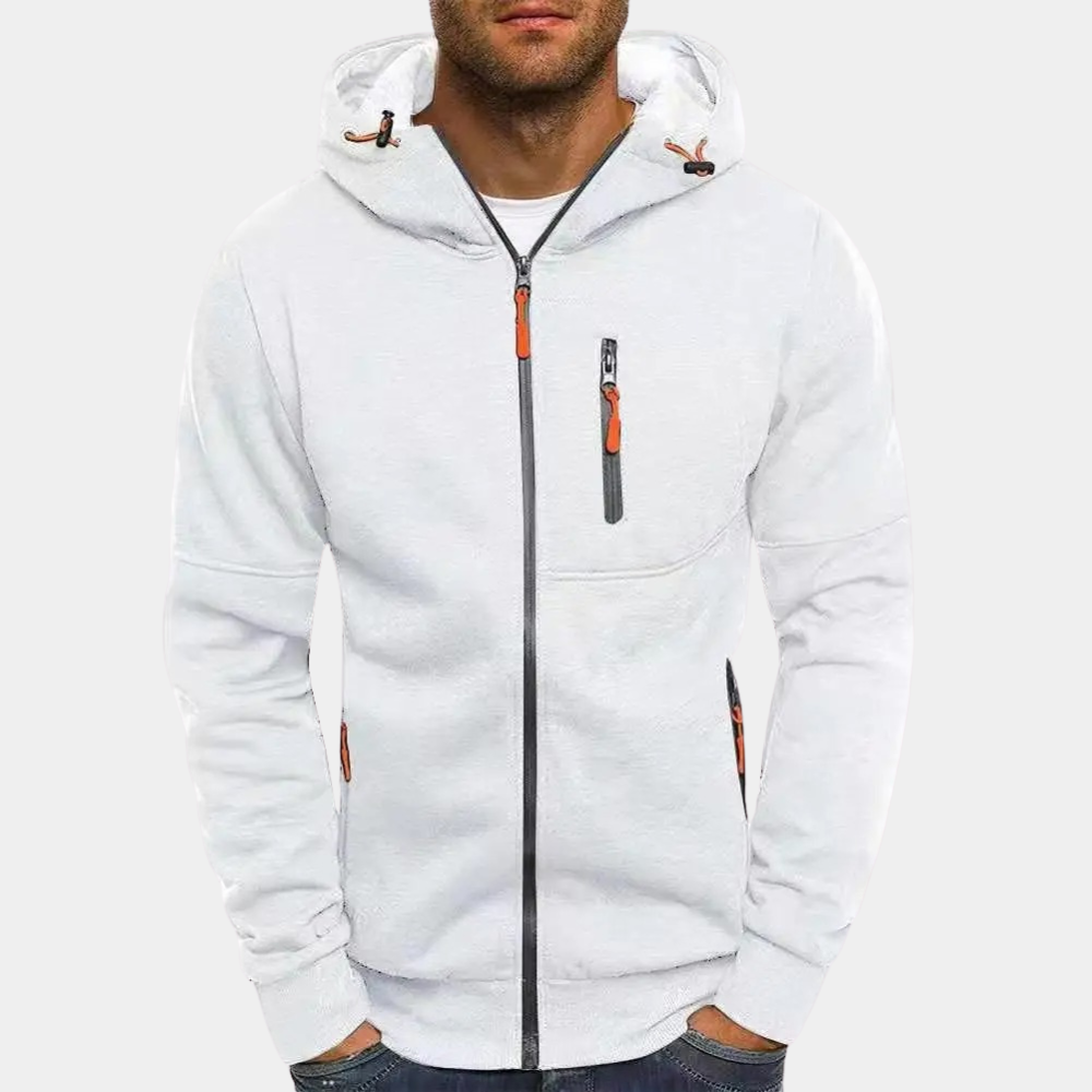 Karl | Casual Men's Zip-Up Hoodie