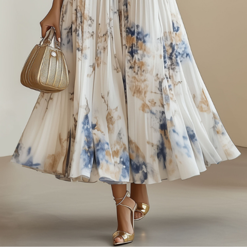 Women’s Elegant Floral Wedding Guest Dress | Maxi