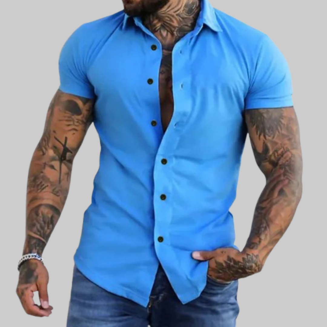 Men's Slim Fit Polo Shirt | Short Sleeve