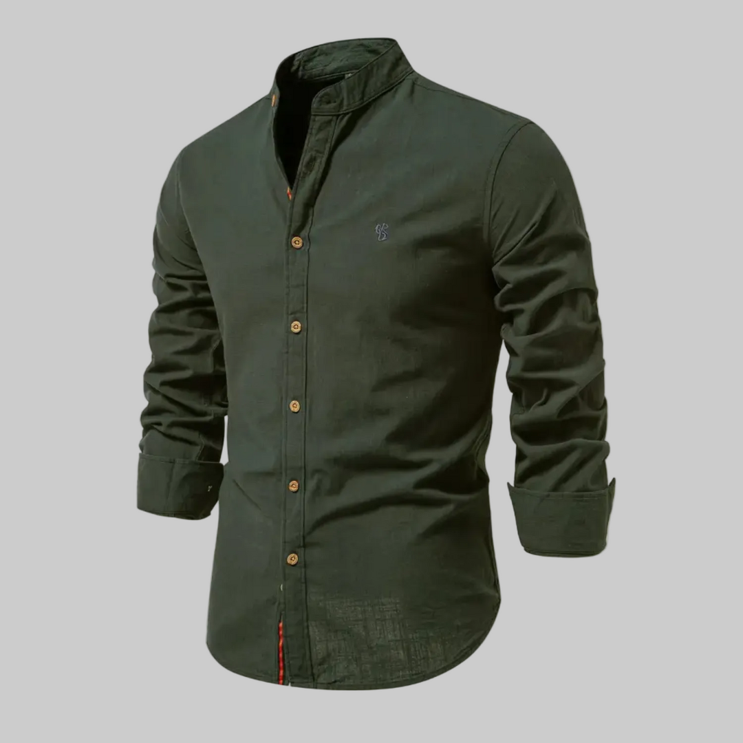 Men's Casual Button-Up Shirt | Long Sleeve