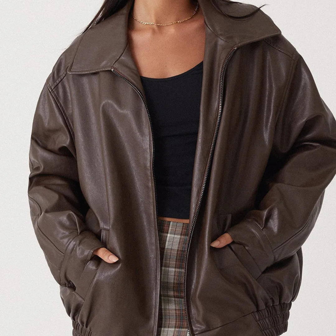 Women's Oversized Bomber Jacket | Spring