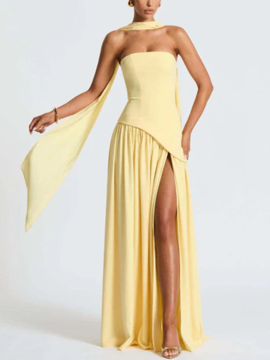Women’s Elegant Strapless Maxi Dress | Evening
