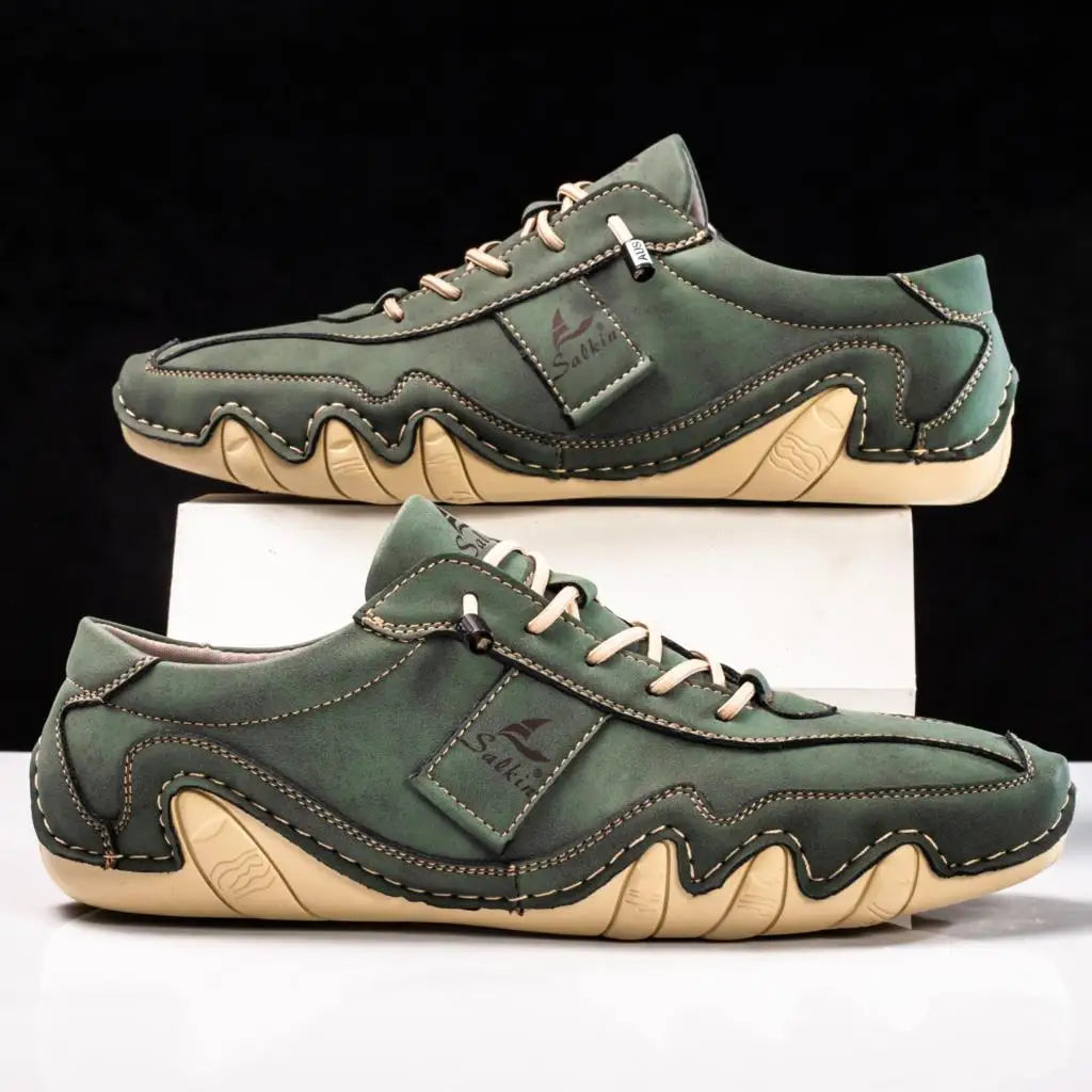 Men's Orthopedic Leather Shoes – Comfortable Arch Support