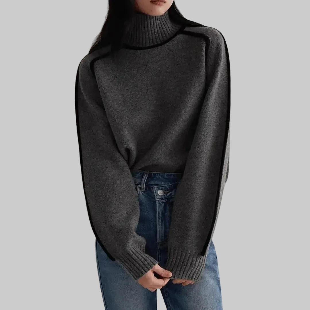 Women’s Turtleneck Knit Sweater | Long Sleeve