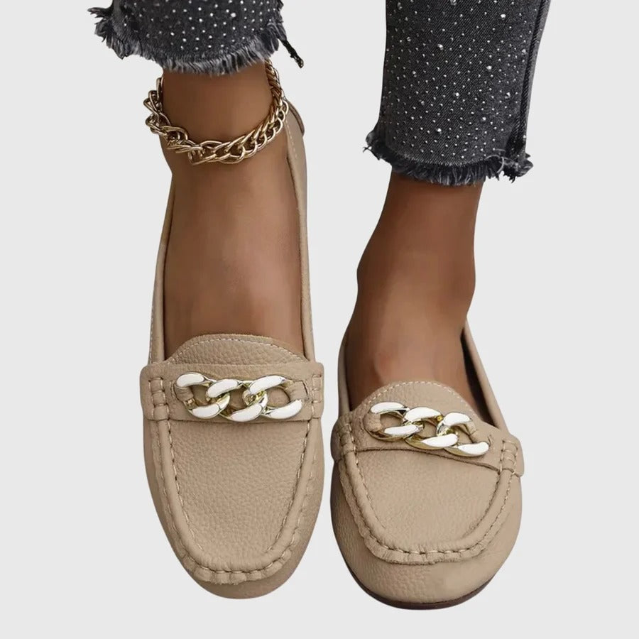 Ellie Flat Buckle Loafers