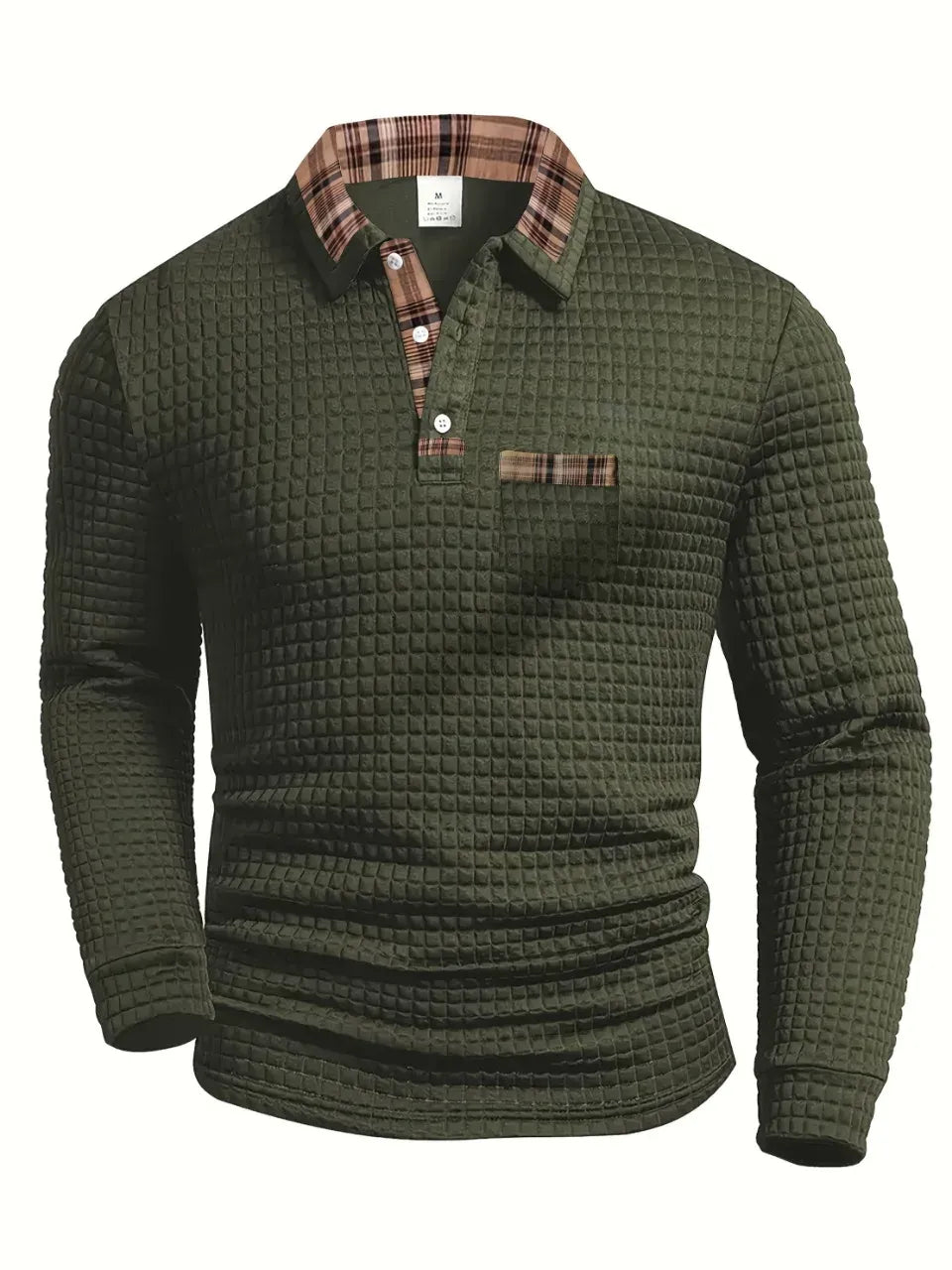 Men's Checked Polo Shirt