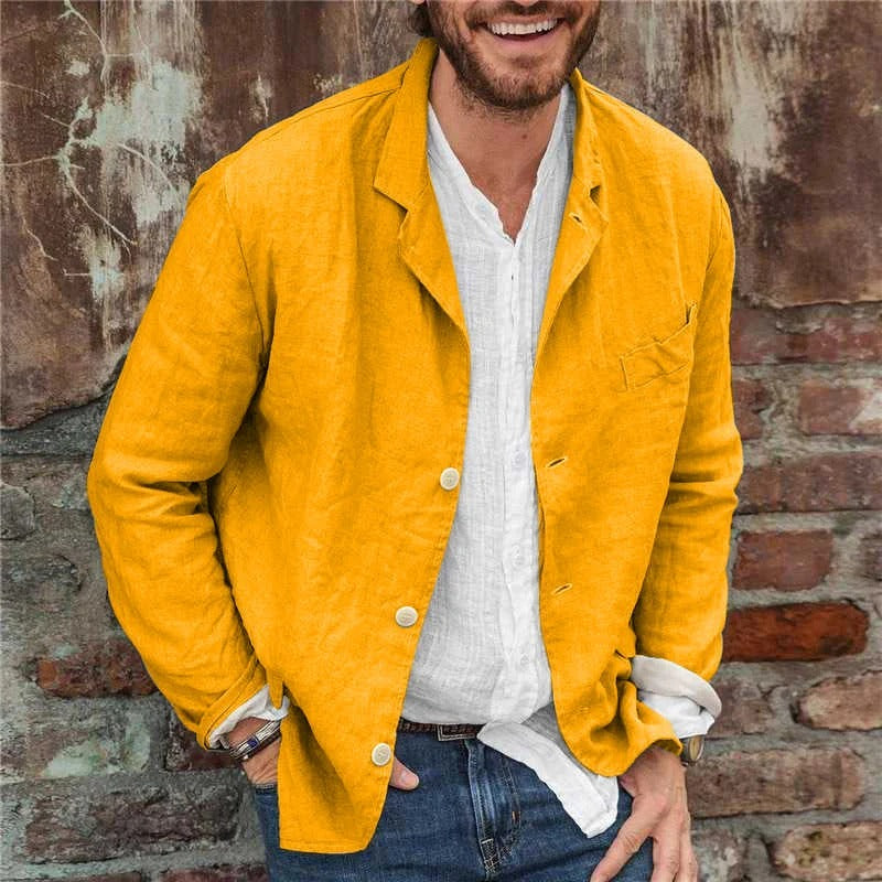Siena – Men's Casual Linen Jacket