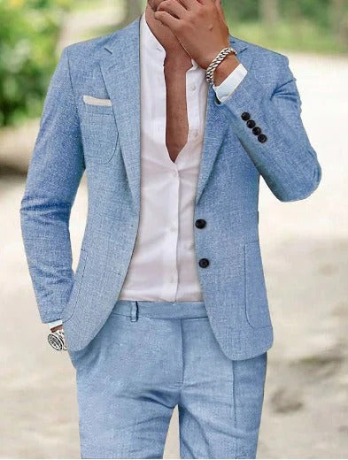 Men's Two-Piece Summer Suit