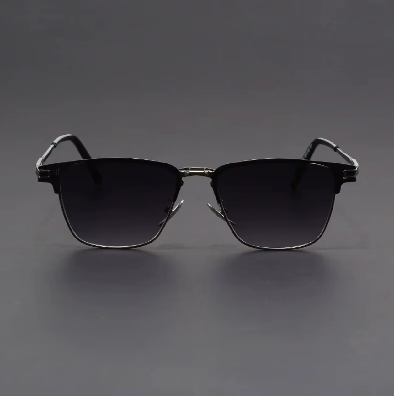Titanium Half-Frame Sunglasses