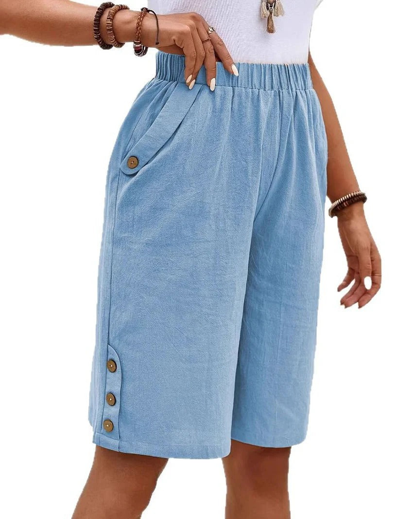 Dora Cotton Linen Shorts