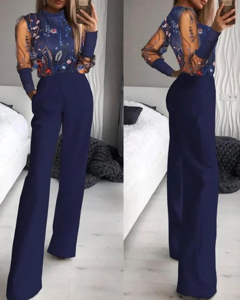 Sharon Floral Wide-Leg Jumpsuit