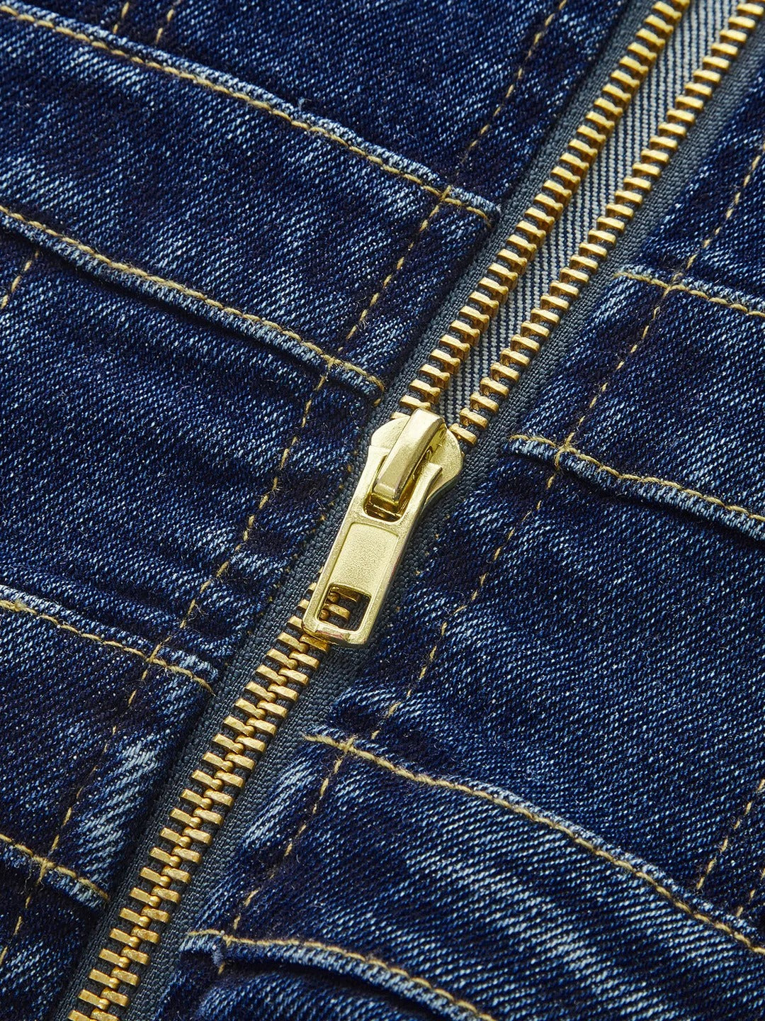 Iris Double Buckle Denim Dress