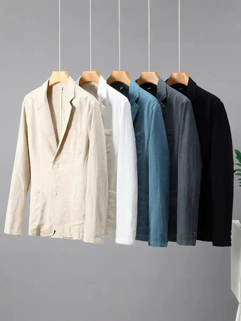 Men's Unstructured Summer Linen Blazer