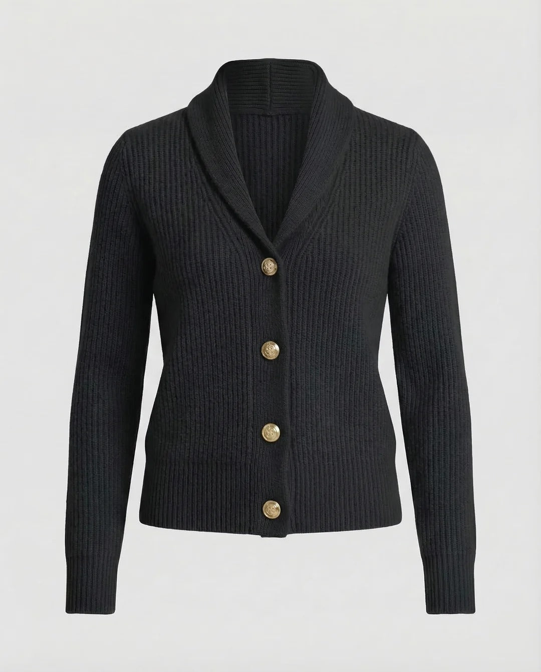 Women's Lapel Collar Knit Cardigan