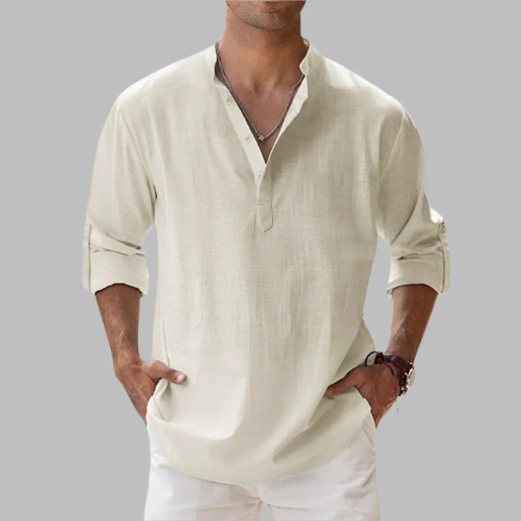Men's Relaxed Linen Summer Shirt
