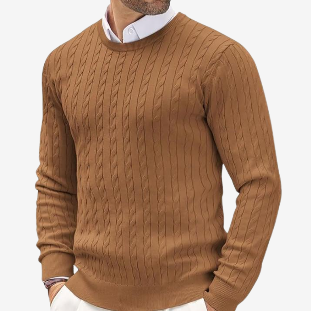 Men's Knitted Sweater - Soft & Warm