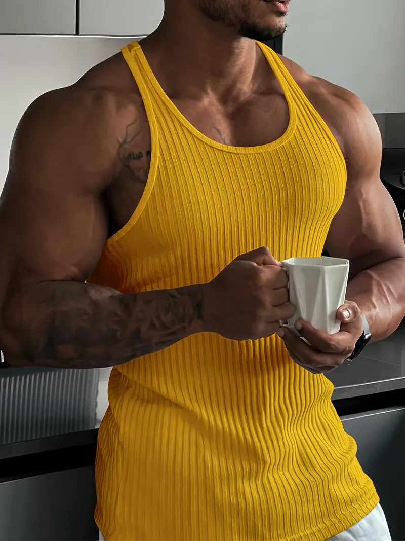 Men's Athletic Body Fit Tank Top - Sleek & Comfortable