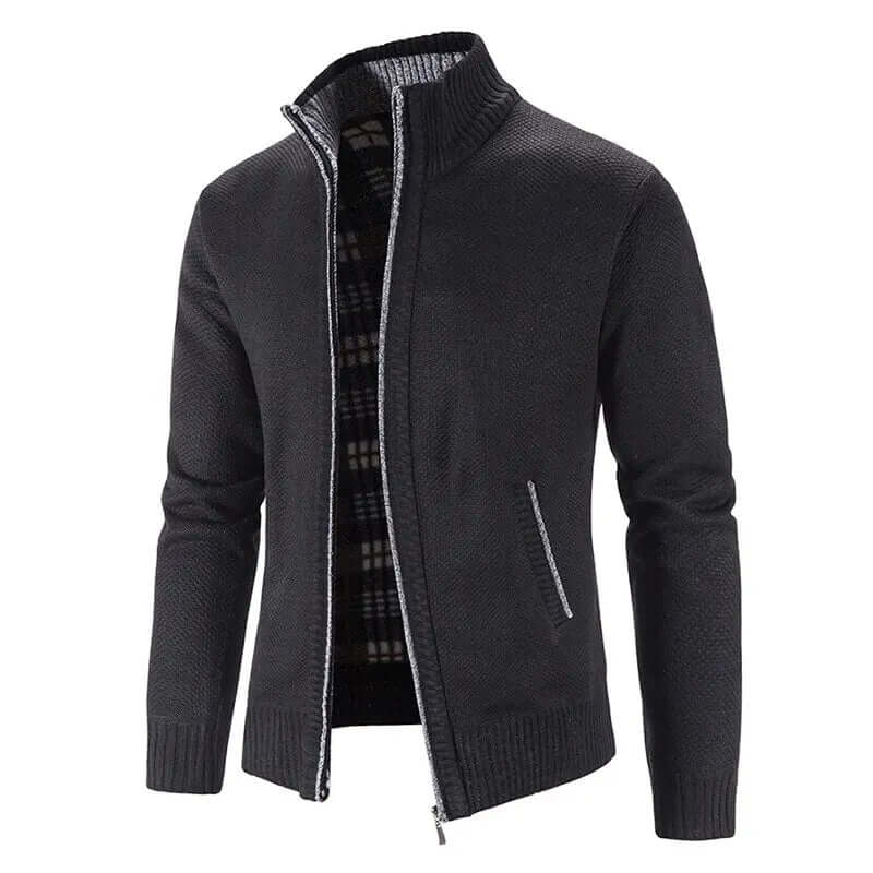 Men's Knitted Cardigan - Warm & Stylish