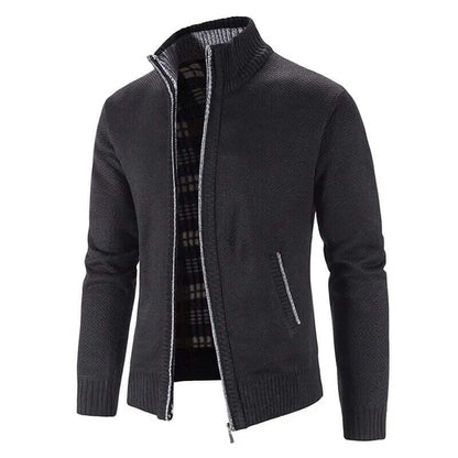 Men's Knitted Cardigan - Warm & Stylish