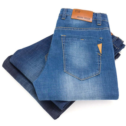 Men's Straight Leg Jeans - Durable Denim