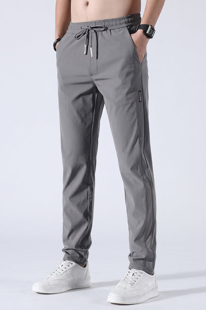Trousers Men - Relaxed Elastic Waist Trousers