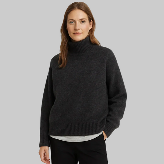 Women’s Knitted Turtleneck Jumper | Classic Fit
