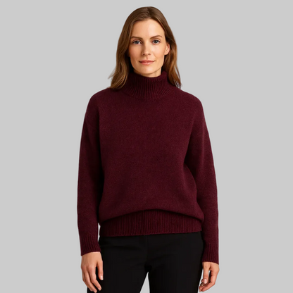 Women’s Knitted Turtleneck Jumper | Classic Fit