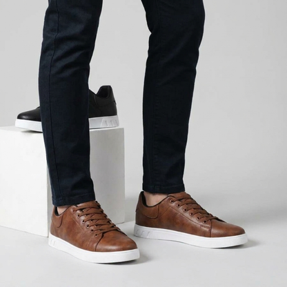 Men’s Casual Lace-Up Sneakers | Low Top