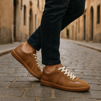 Men’s Casual Lace-Up Sneakers | Low Top