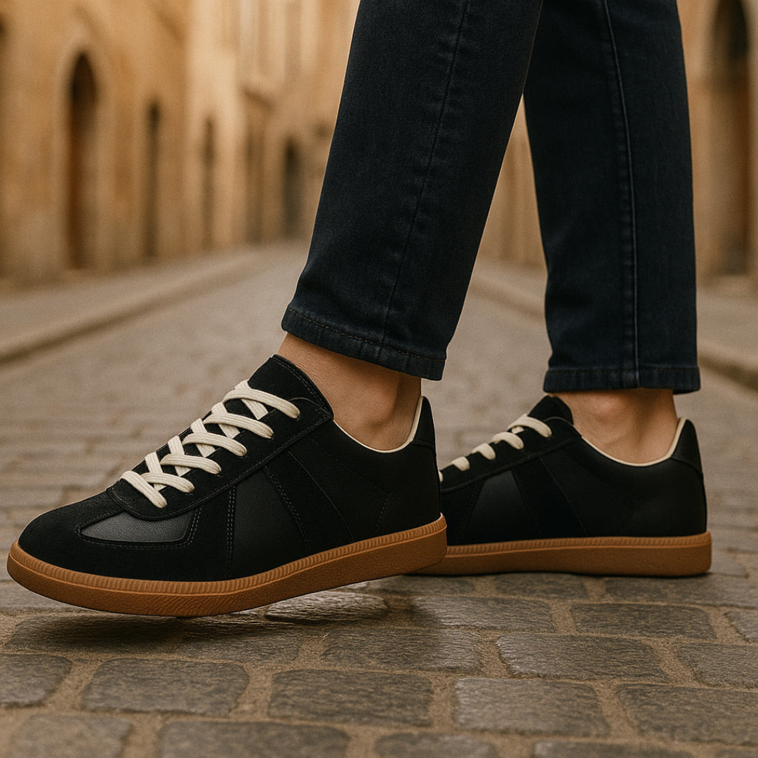 Men’s Casual Lace-Up Sneakers | Low Top
