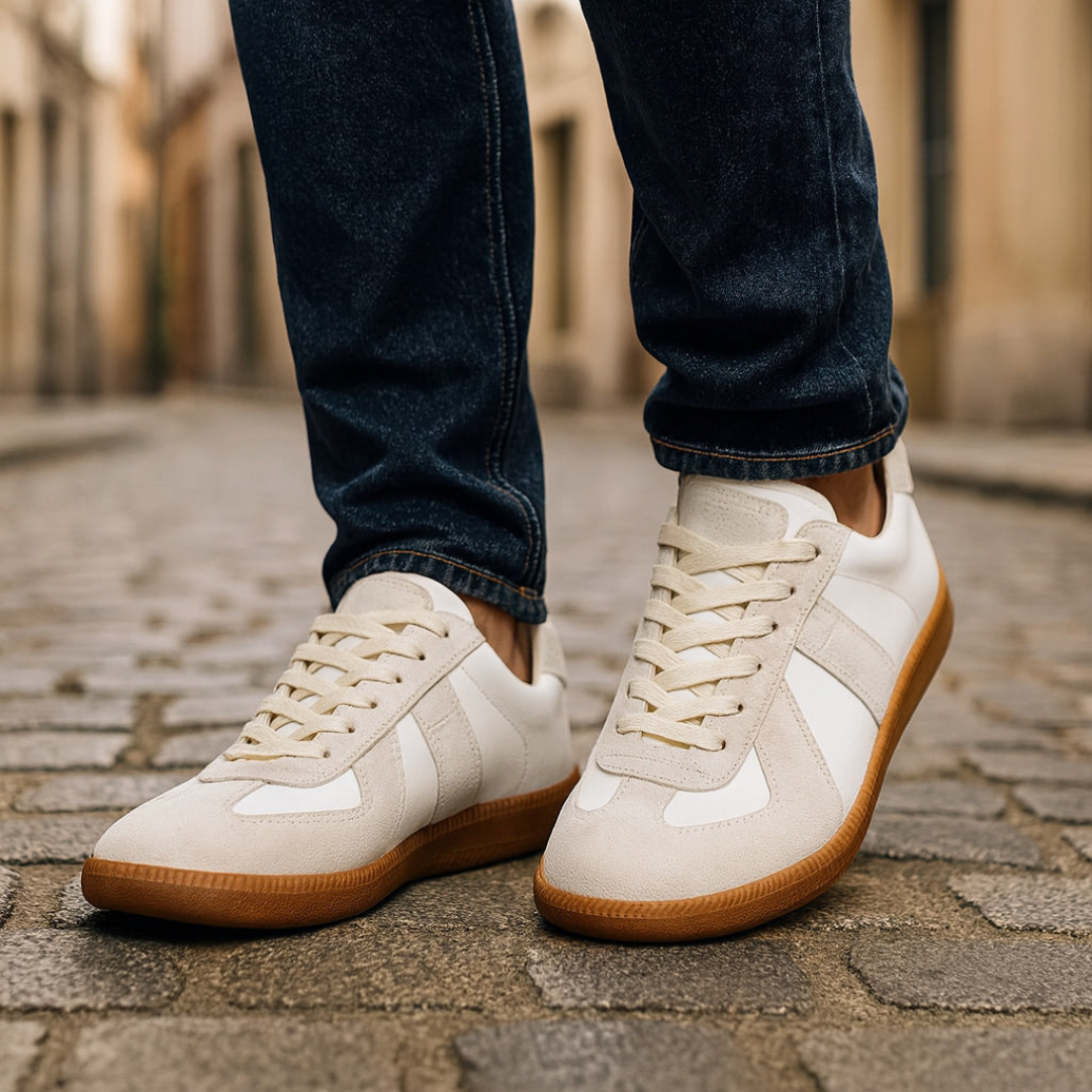 Men’s Casual Lace-Up Sneakers | Low Top