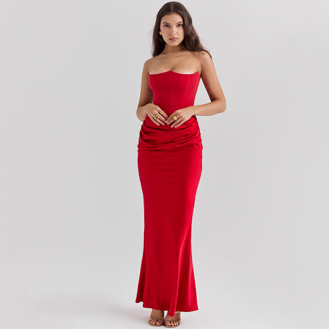 Women’s Strapless Evening Dress | Maxi