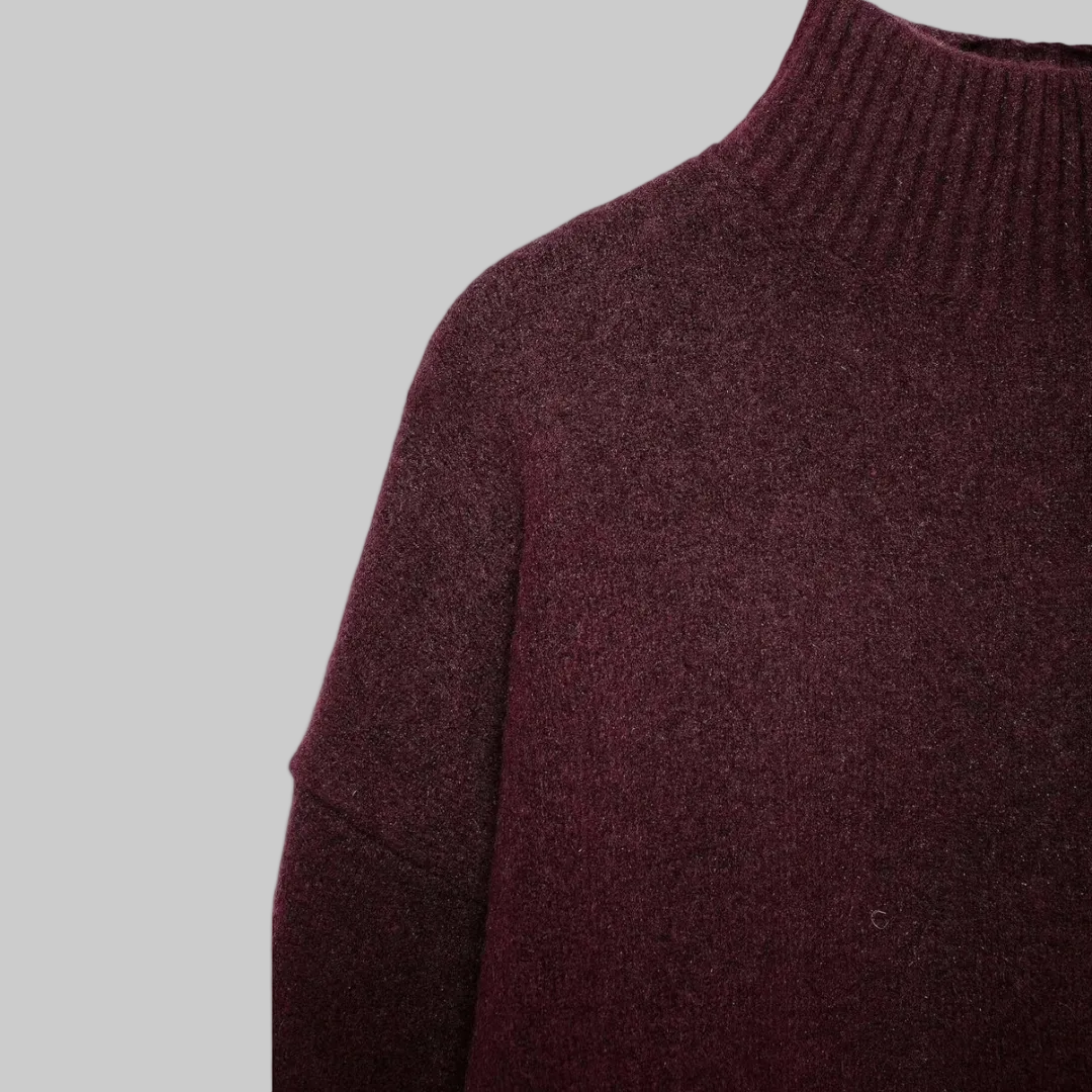 Women’s Knitted Turtleneck Jumper | Classic Fit