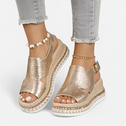 Women’s Comfort Wedge Summer Sandals | Open Toe