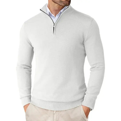 Men’s Casual Half Zip Sweater | Long Sleeve