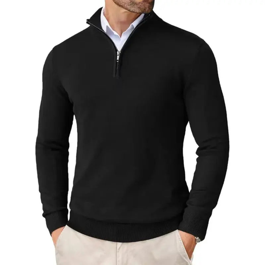 Men’s Casual Half Zip Sweater | Long Sleeve