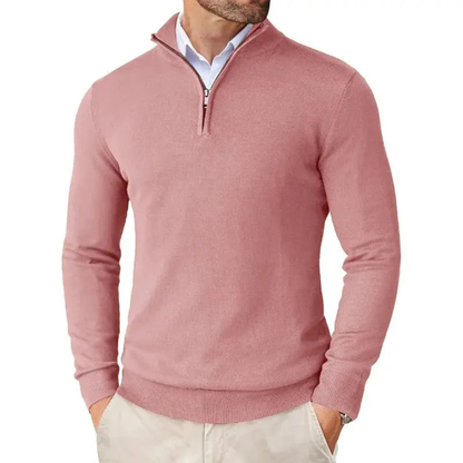 Men’s Casual Half Zip Sweater | Long Sleeve