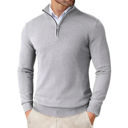 Men’s Casual Half Zip Sweater | Long Sleeve