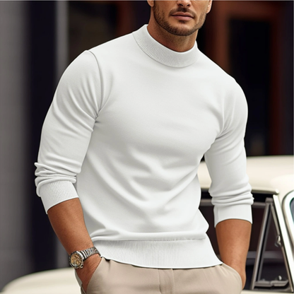 Men’s Tight Casual Sweater | Long Sleeve