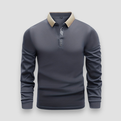 Men’s Designer Polo Shirt | Long Sleeve