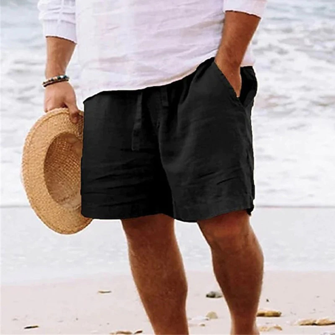 Men’s Beach Linen Shorts | Relaxed Fit