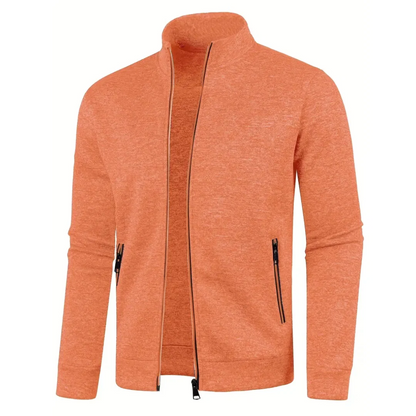 Knitted Cardigan with Intricate Pattern Detail