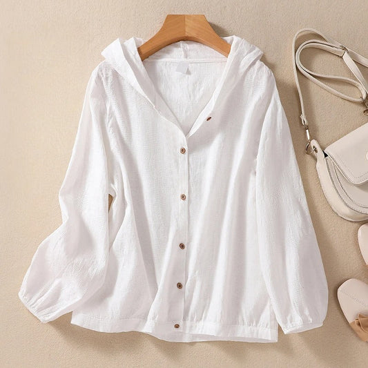 Miri | Relaxed Hooded Shirt