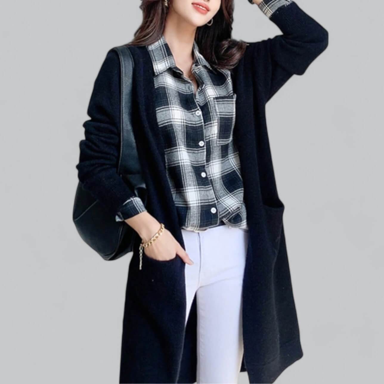 Women's Knitted Oversized Cardigan