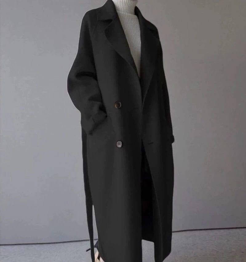 Long Double-Breasted Coat