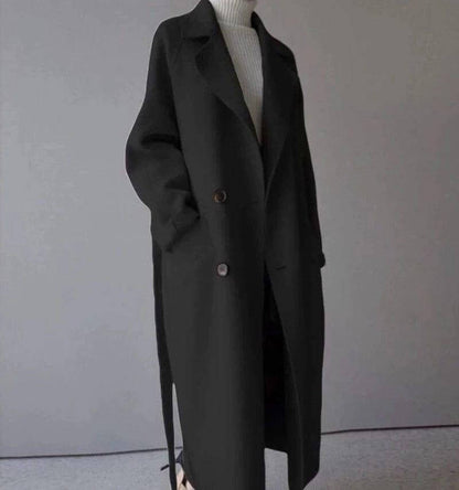 Long Double-Breasted Coat